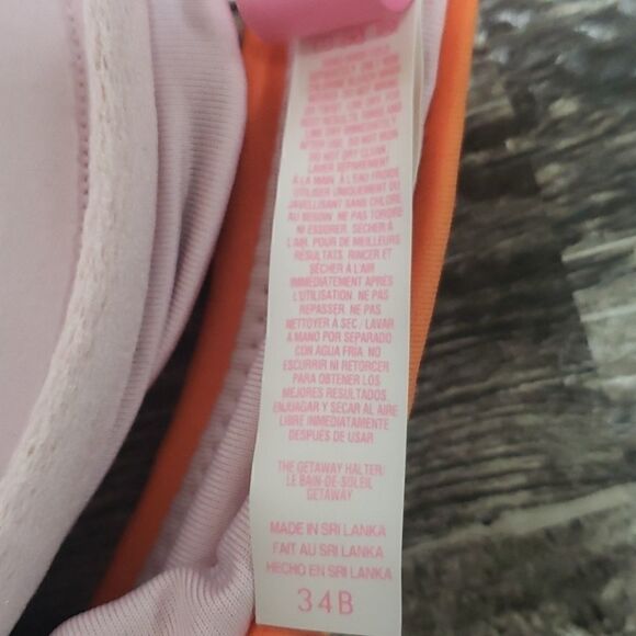 𝅺VICTORIA'S SECRET GETAWAY HALTER SWIM BIKINI TOP - Picture 8 of 8